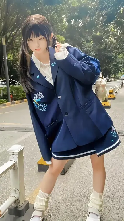Menunjukkan Kepercayaan Diri dalam Cosplay Pose percaya diri cosplayer perempuan anime