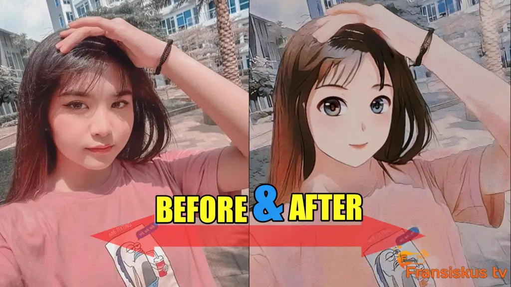 Contoh proses editing foto cosplay anime menggunakan software Adobe Photoshop.