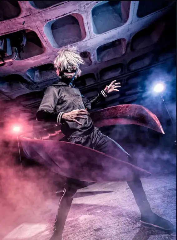 Hasil cosplay yang memukau Foto sesi cosplay Kaneki Ken